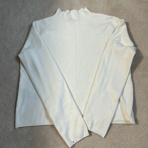 Mango white turtleneck Sweater